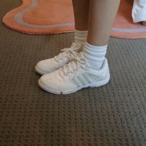 Adidas Women's White Cheer Sneakers